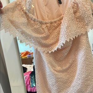 Elegant Lace Off-Shoulder Top